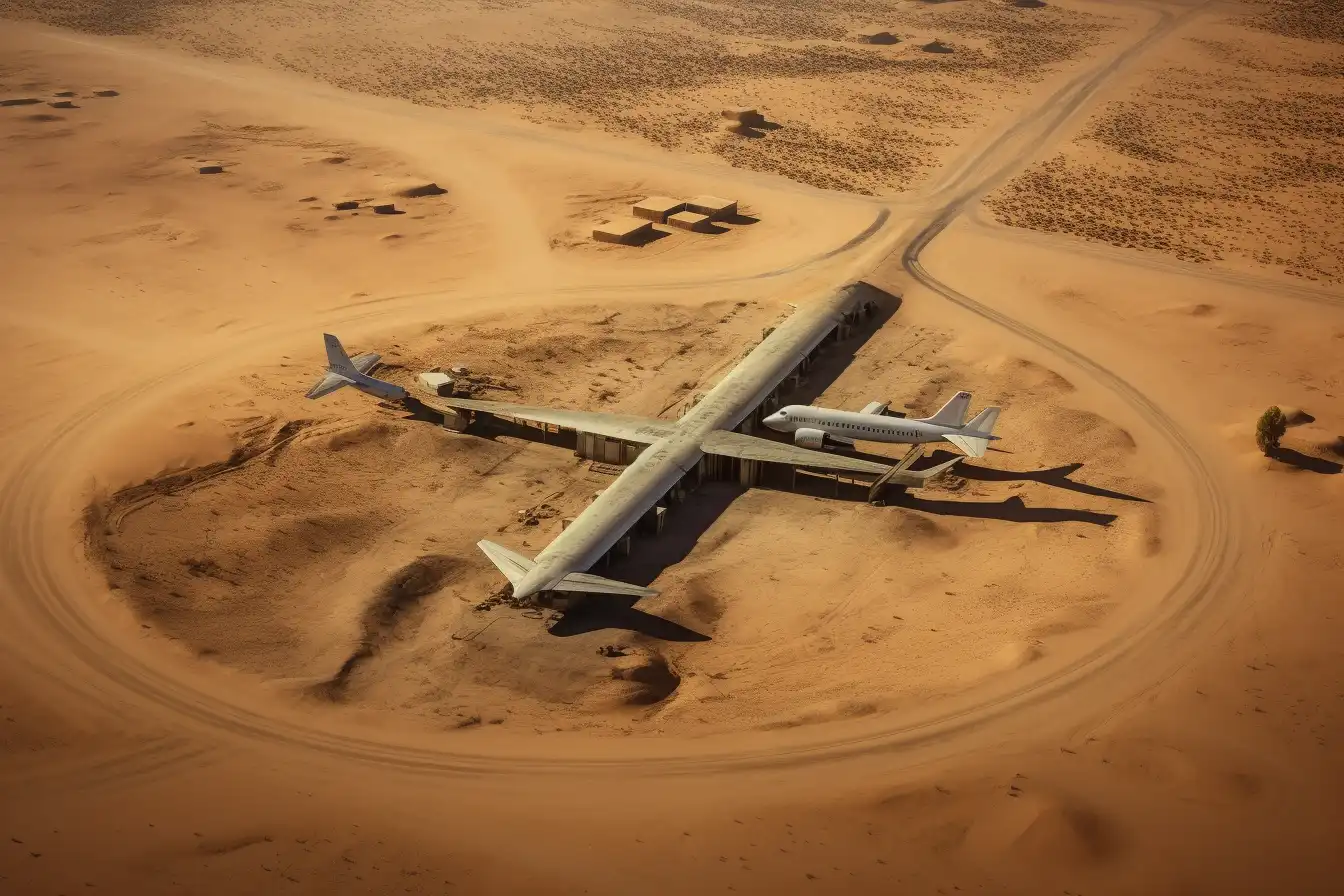 Desert Plane View 1