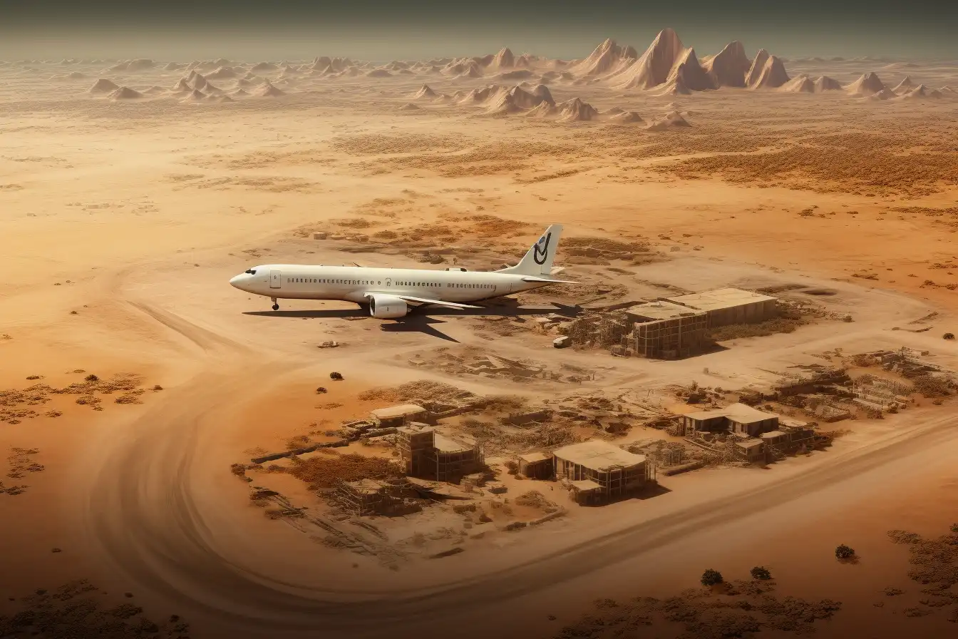 Desert Plane View 2