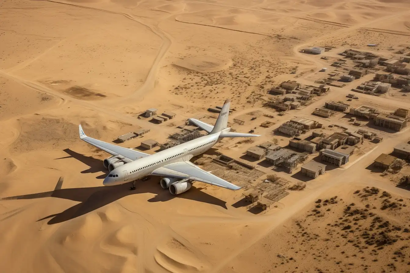 Desert Plane View 3