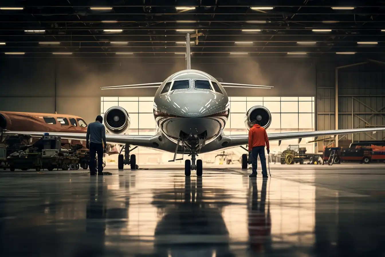 Tel Aviv Airport Hangar View