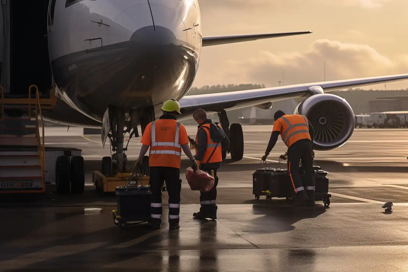 Manipulador de Equipaje en el Aeropuerto de Tel Aviv