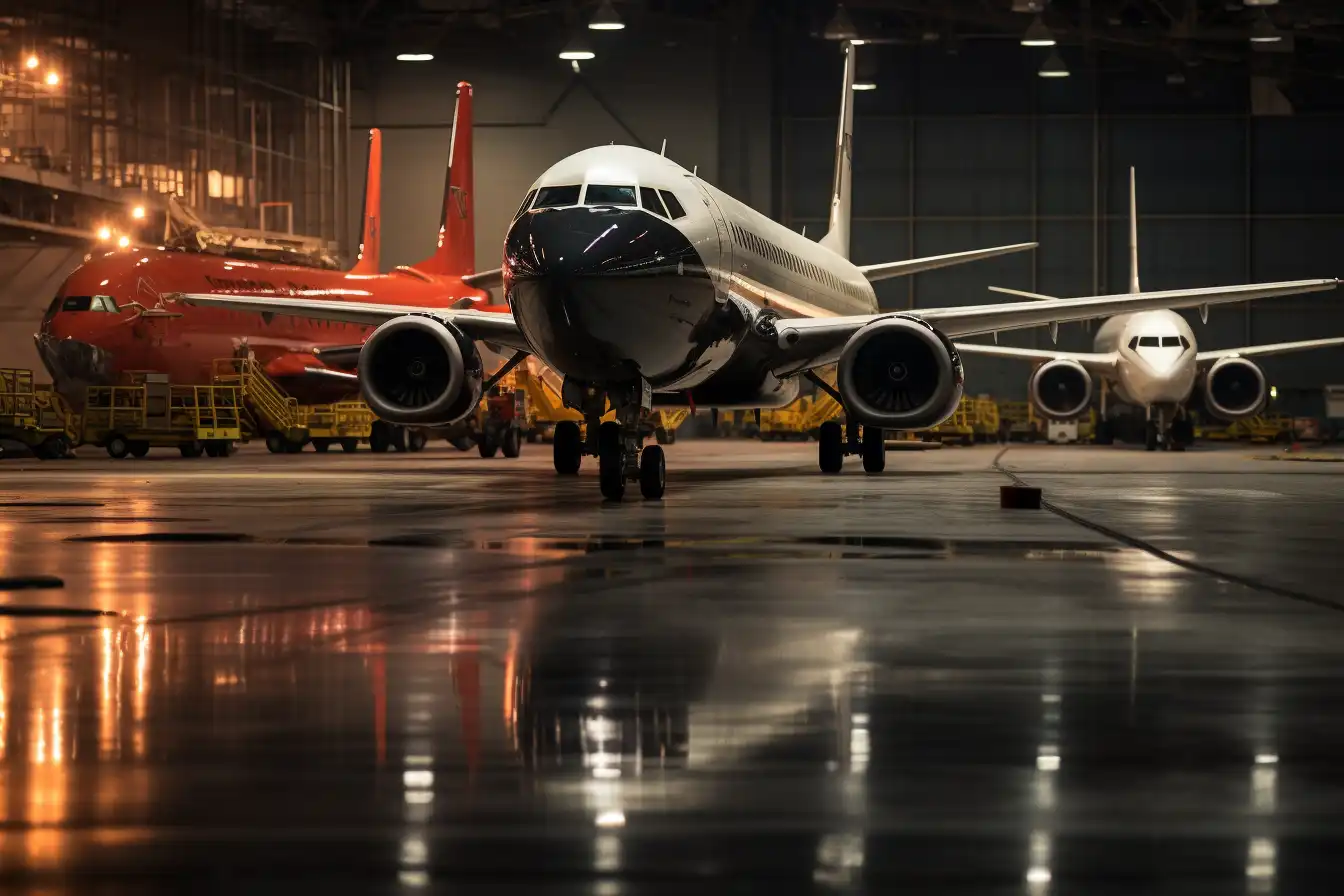 Gran Aeronave Esperando su Salida