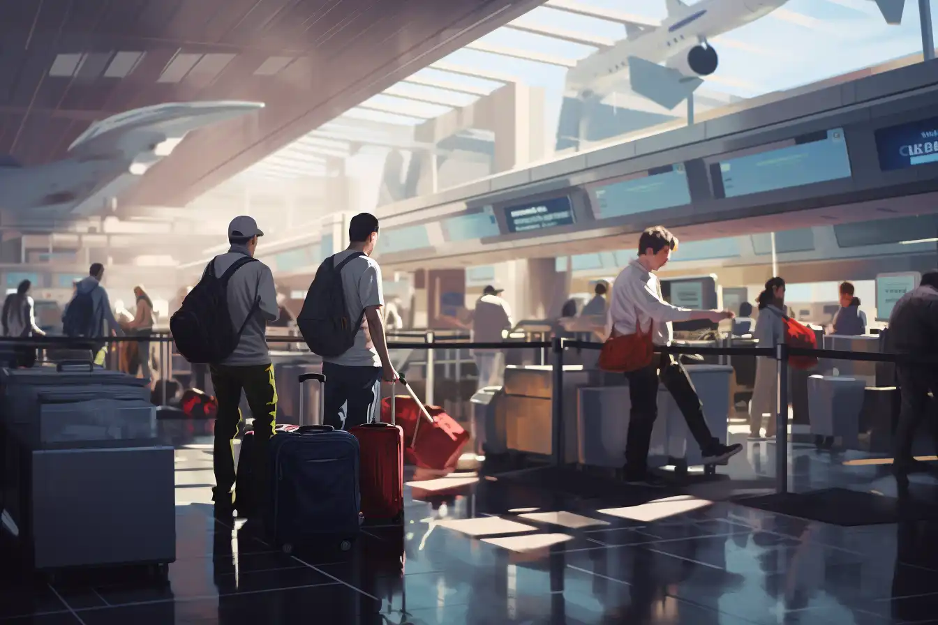 Animación del Registro en el Aeropuerto de Denver