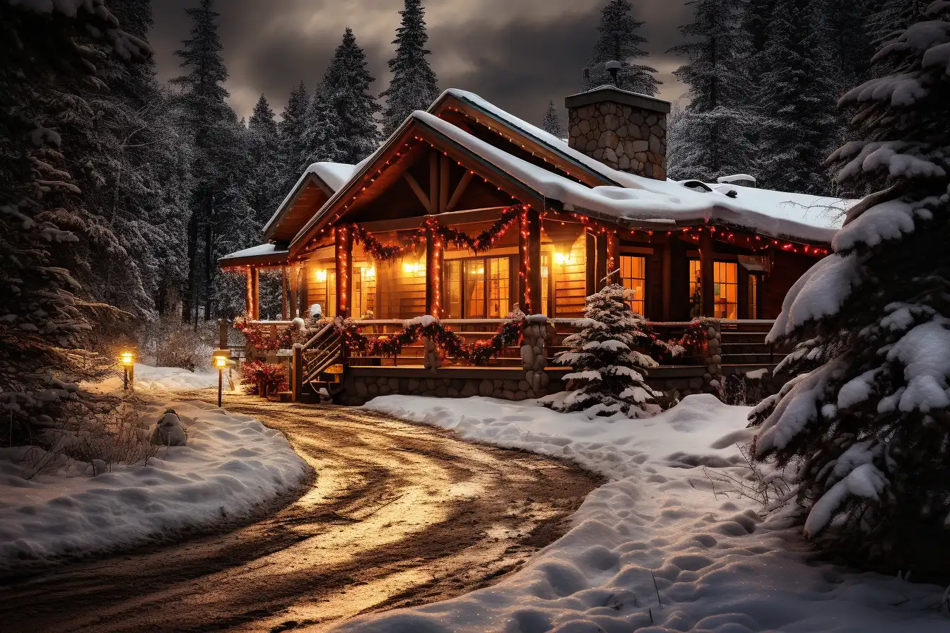 Snow-Covered Vail Home